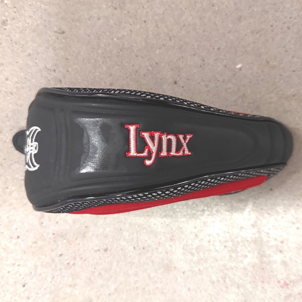 Lynx‎ Golf Club Head Cover Black Red #2 Fairway Wood Embroidered Logo